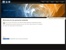 Tablet Screenshot of girishgaurav.com